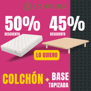 PACK PROMOCIÓN DOBLE COLCHÓN GOLDEN+ BASE CONCEPT