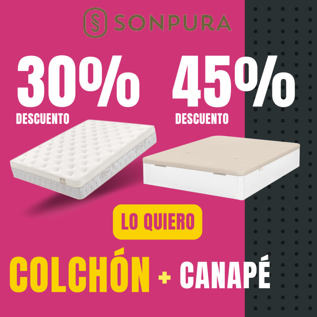 PACK PROMOCIÓN DOBLE COLCHÓN ROYAL + CANAPÉ STORE V1