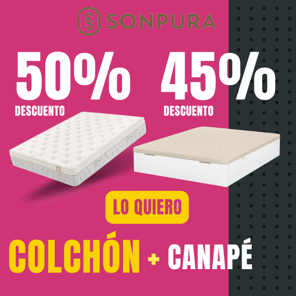 PACK PROMOCIÓN DOBLE COLCHÓN GOLDEN + CANAPÉ STORE V1
