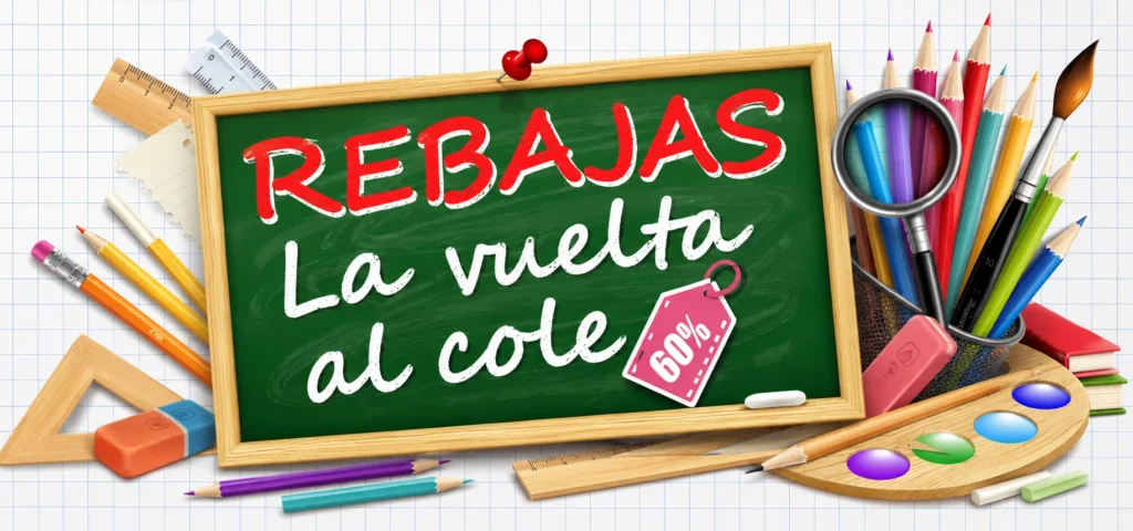 Rebajas vuelta al cole megastore